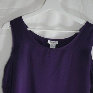 Plum Silk Tank Top / Camisole